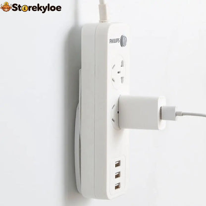 Adhesive Punch-free Socket Holder - Houseware & Kitchen