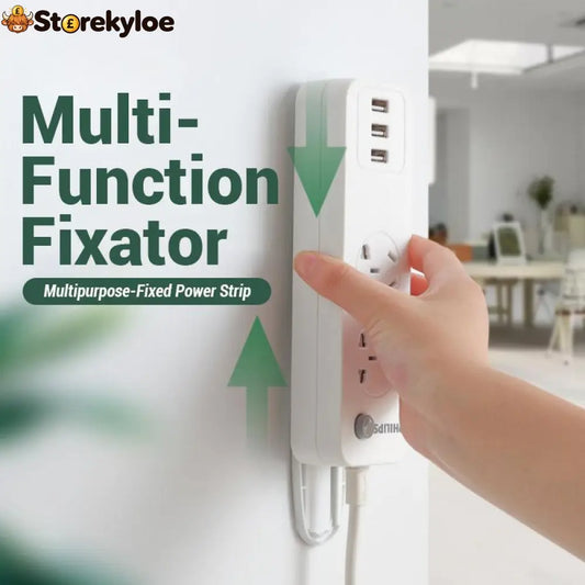 Adhesive Punch-free Socket Holder - Houseware & Kitchen