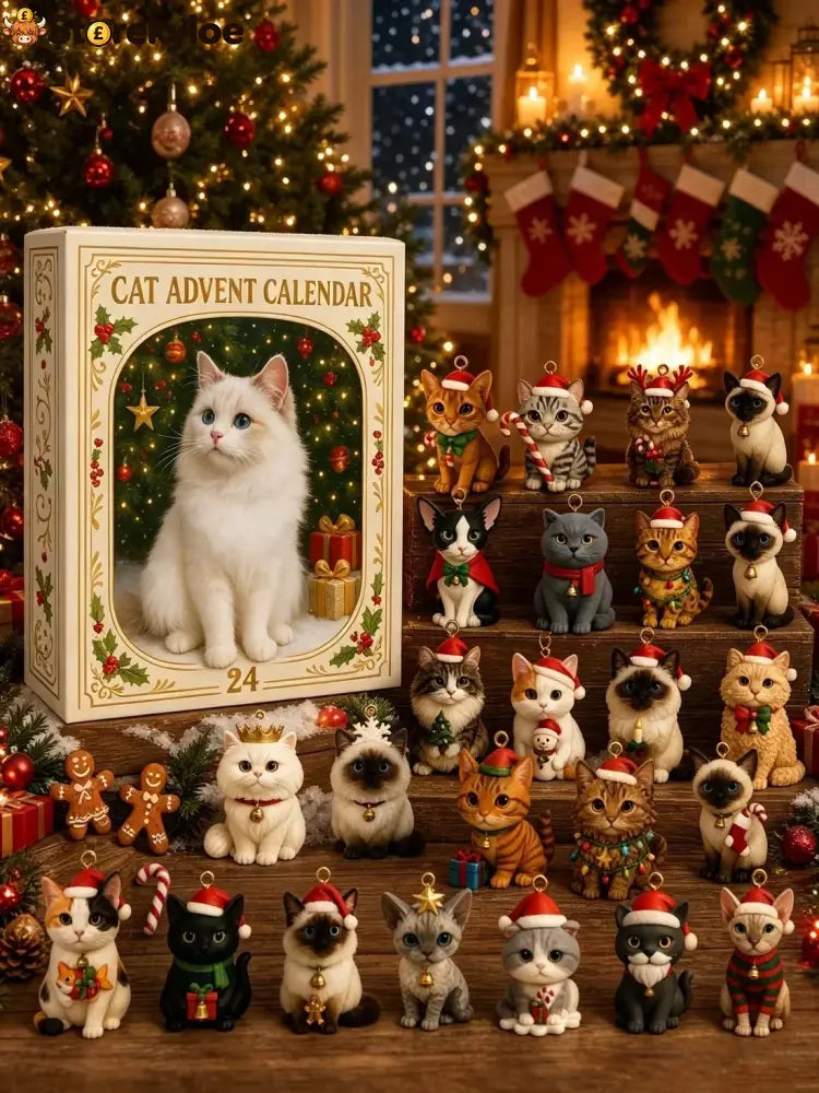 Advent Calendar 2026 Cat Advent Calendar Giftfor Adults Friends Cat Owners and Lovers Christmas Holiday Countdown Gift