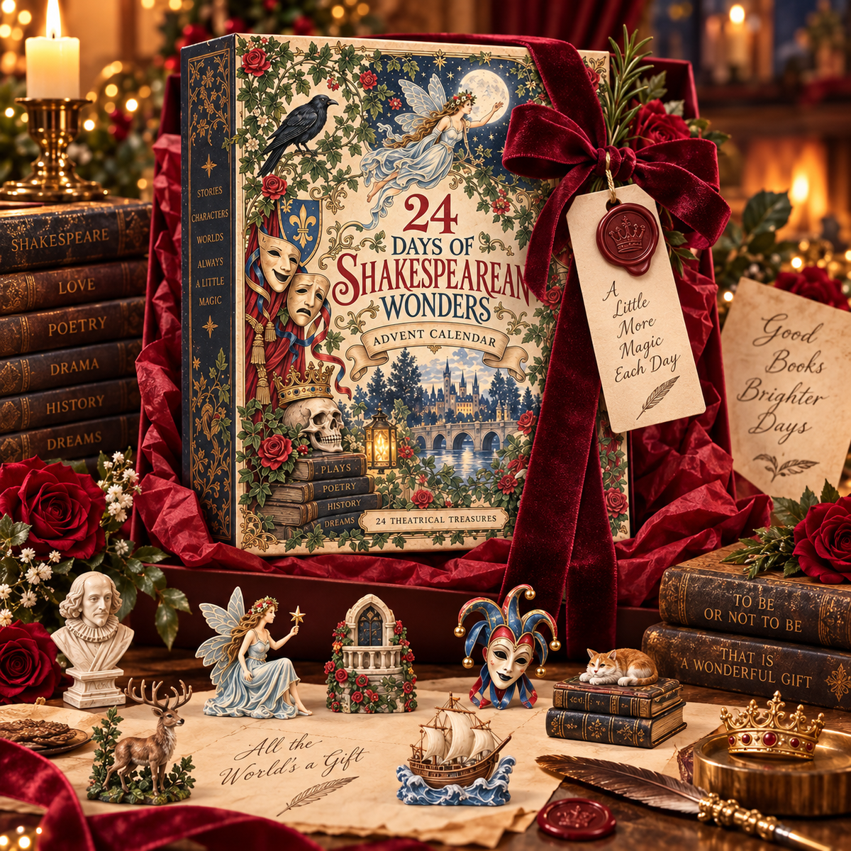 A Shakespearean Christmas Advent Calendar – 24 Days of Theatre, Tales & Tiny Treasures