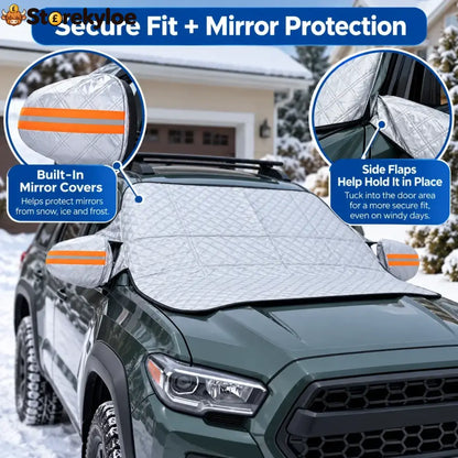 🚗 All-Season Magnetic Windshield Cover – Snow Ice & Frost Protection