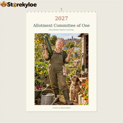 🔥Allotment Committee of One - 2027 A4 Wall Calendar