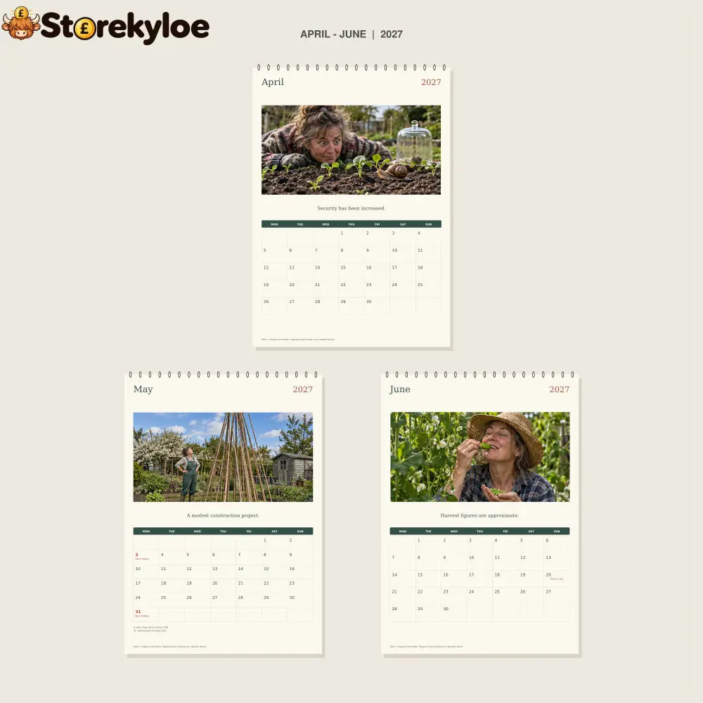 🔥Allotment Committee of One - 2027 A4 Wall Calendar