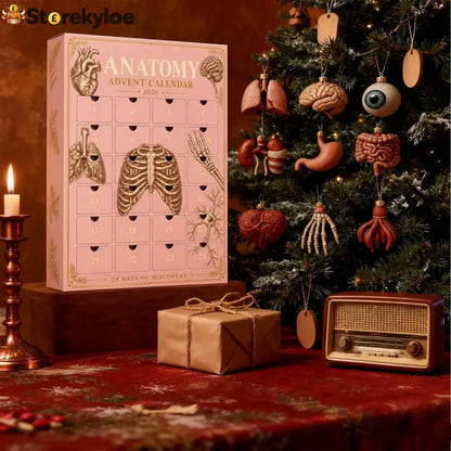 🏅Anatomy Advent Calendar, 24 Anatomy Ornaments
