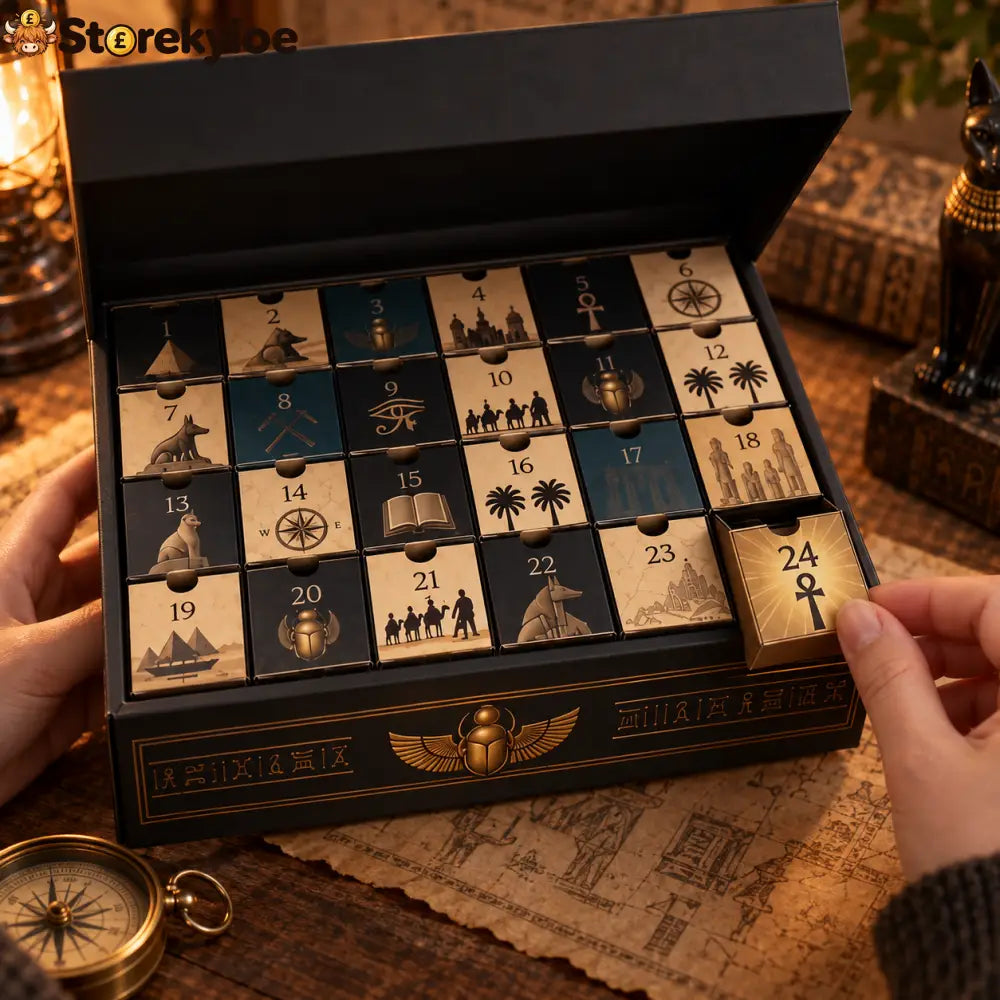 Ancient Egypt Mystery Advent Calendar, 24-Day Countdown Gift Box