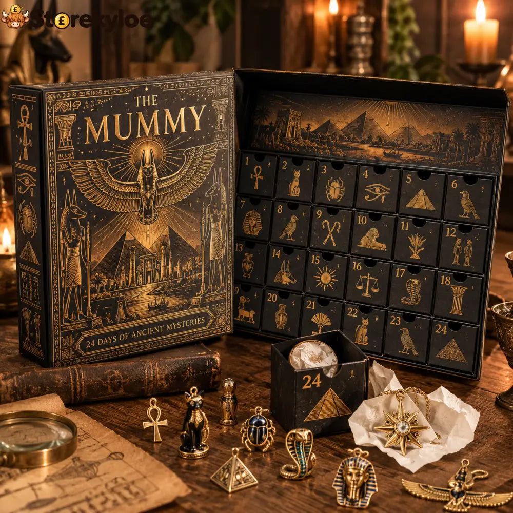 Ancient Egypt Mystery Advent Calendar, 24-Day Countdown Gift Box