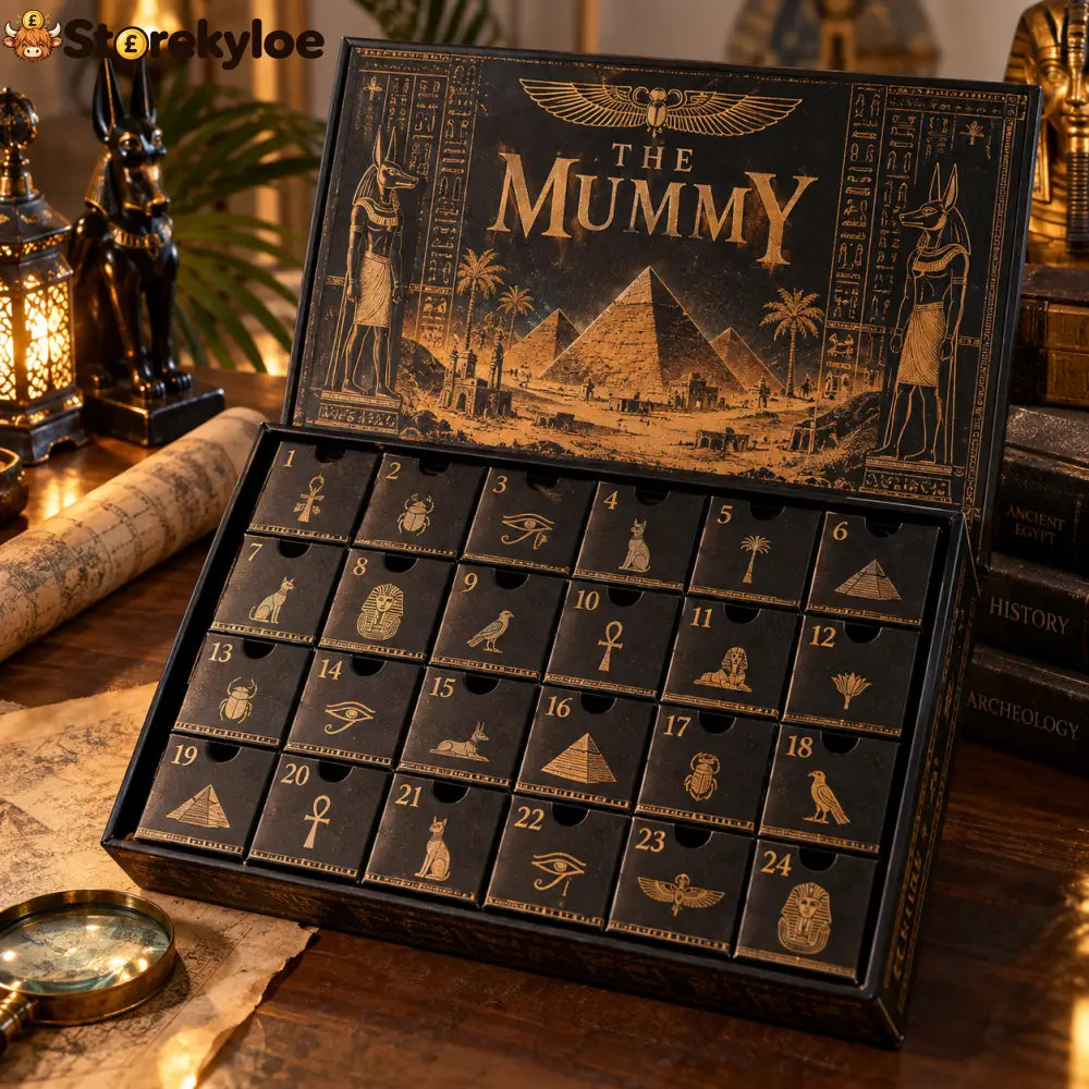 Ancient Egypt Mystery Advent Calendar, 24-Day Countdown Gift Box