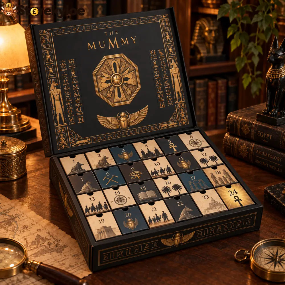 Ancient Egypt Mystery Advent Calendar, 24-Day Countdown Gift Box