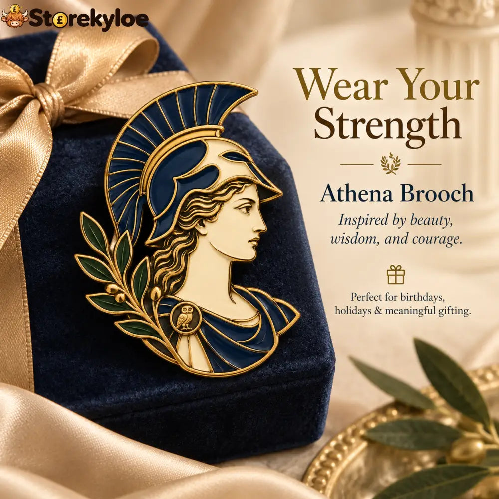 🏛️athena Brooch｜greek Goddess Of Wisdom Enamel Pin - 🏛️Athena Brooch