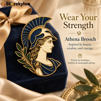 🏛️athena Brooch｜greek Goddess Of Wisdom Enamel Pin - 🏛️Athena Brooch