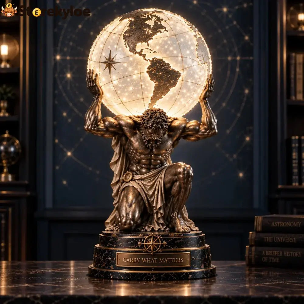 🌍 Atlas Illuminated World Sphere Lamp🌌