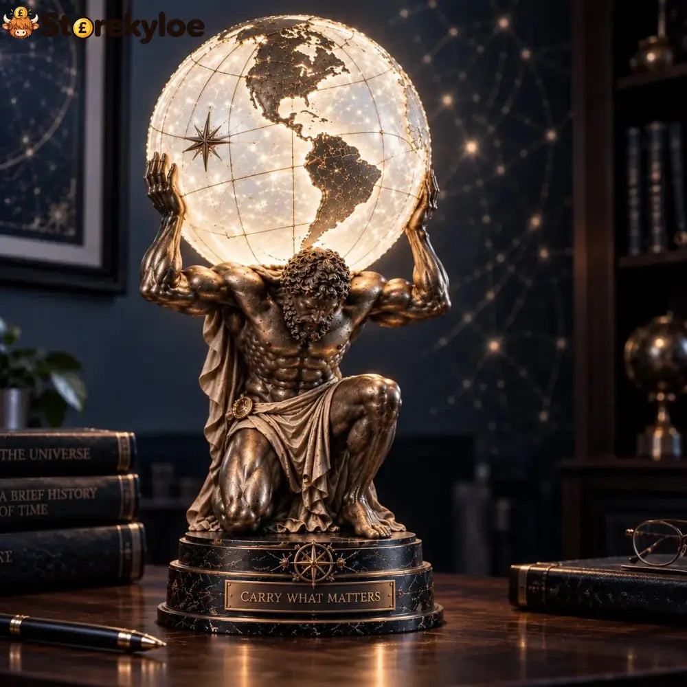 🌍 Atlas Illuminated World Sphere Lamp🌌