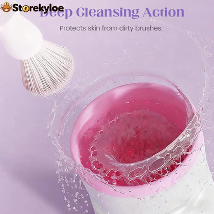 Automatic Makeup Brush Cleaner