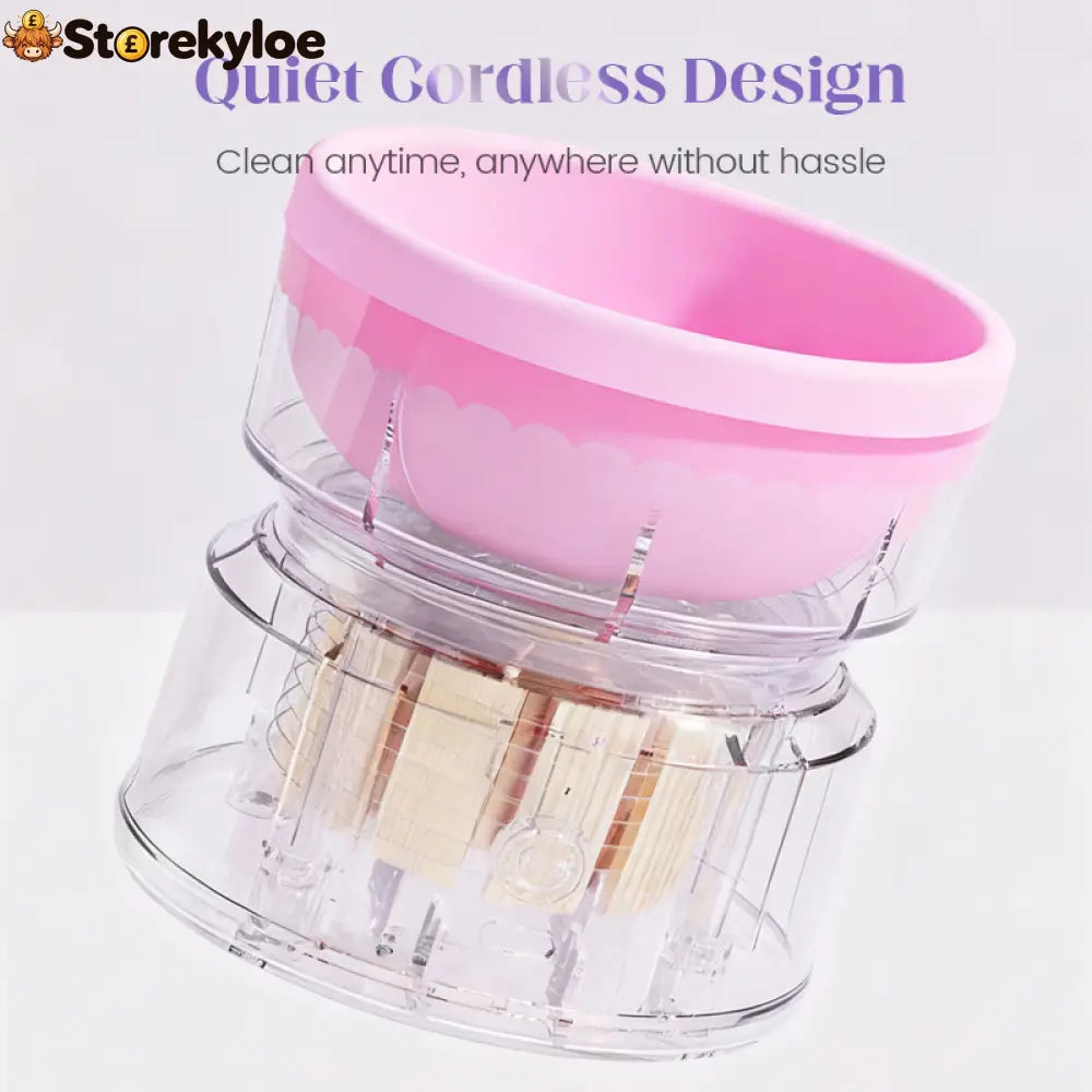Automatic Makeup Brush Cleaner