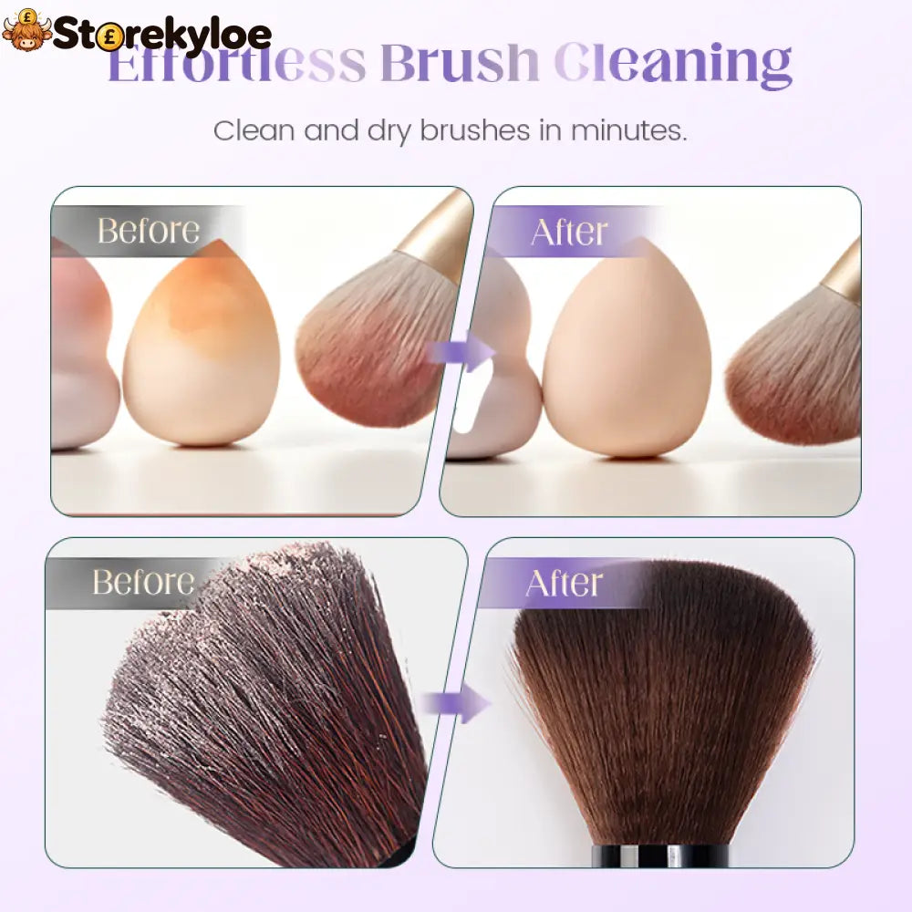 Automatic Makeup Brush Cleaner
