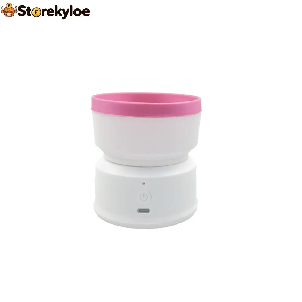 Automatic Makeup Brush Cleaner - Pink - Health & Beauty