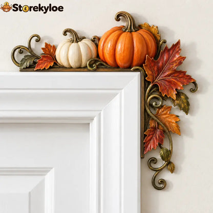 🍂 Autumn Door Frame Corner Topper – Faith & Harvest Décor ✝️🎃 - 🎃 Harvest Pumpkin / Right Side