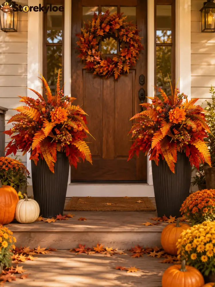 🍂Autumn Harvest Floral Garden Stake Arrangement - Buy 1