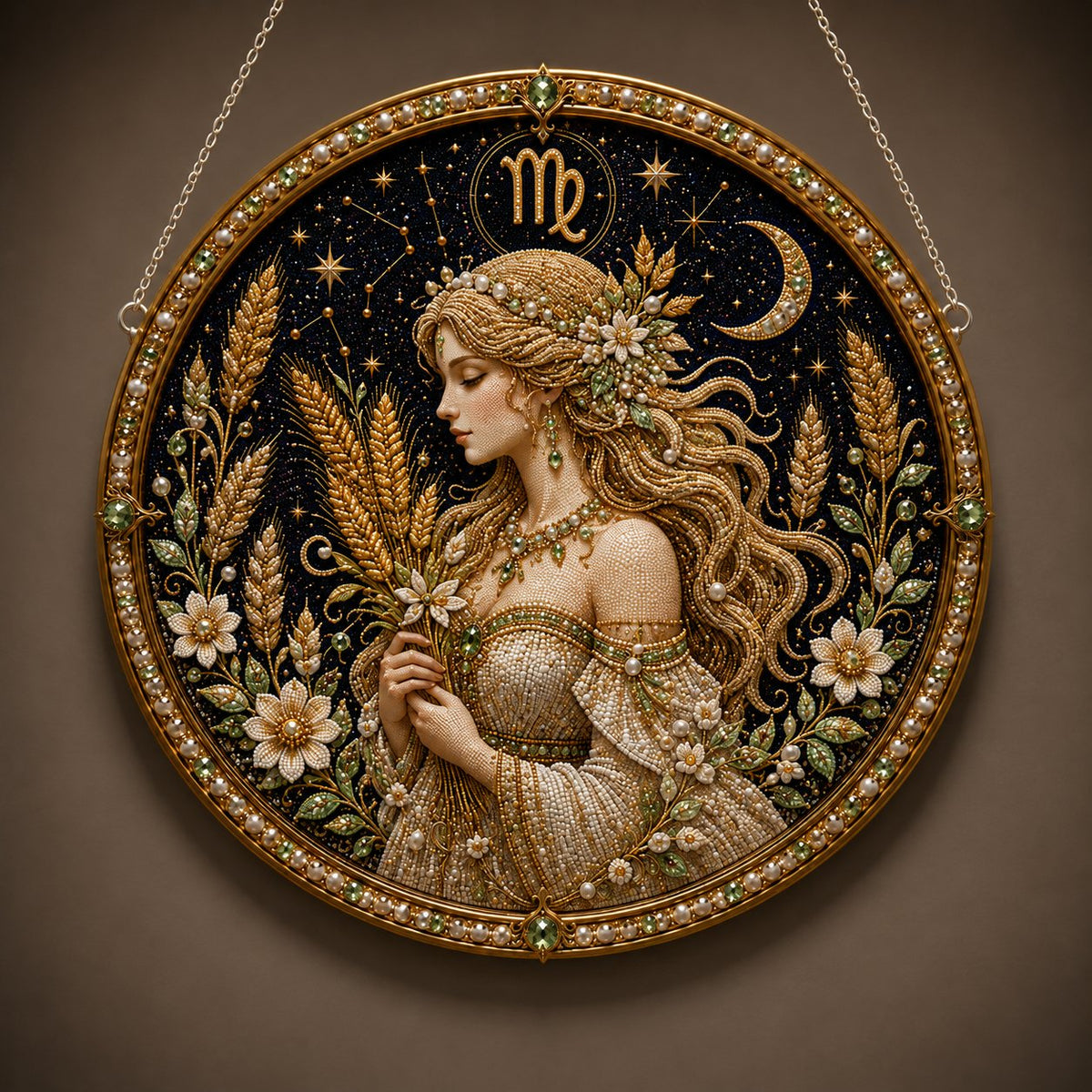 🔥Last Day 49% OFF - 12 Zodiac Signs Pearl Art Kit ♈🌙