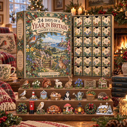A Year in Britain Advent Calendar – 24 Days of Country, Coast & Wildlife Treasures