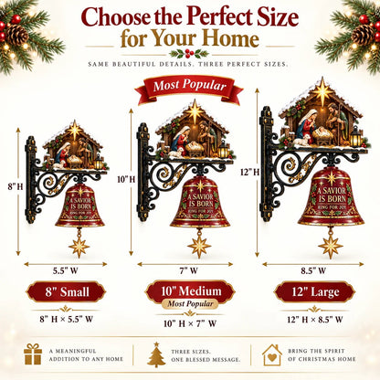 🔥HOT SALE 49% OFF✝️🔔Jesus Nativity Christmas Door Bell - Welcome Christmas With The Story Of Jesus🎄🙏
