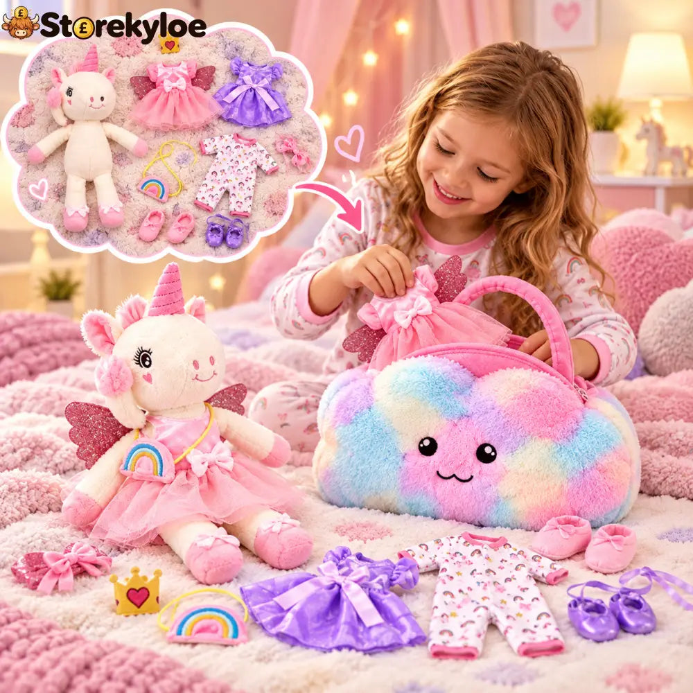 Ballerina Unicorn Plush Set A Little More Imagination. A Little Less Screen Time. 🦄✨ - 1 PC