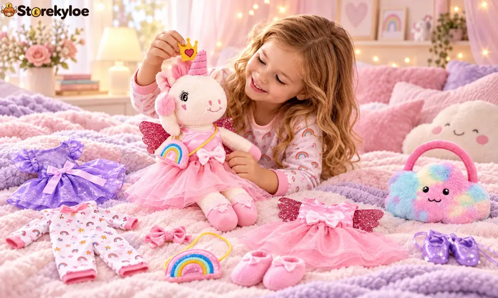 Ballerina Unicorn Plush Set A Little More Imagination. A Little Less Screen Time. 🦄✨ - 1 PC