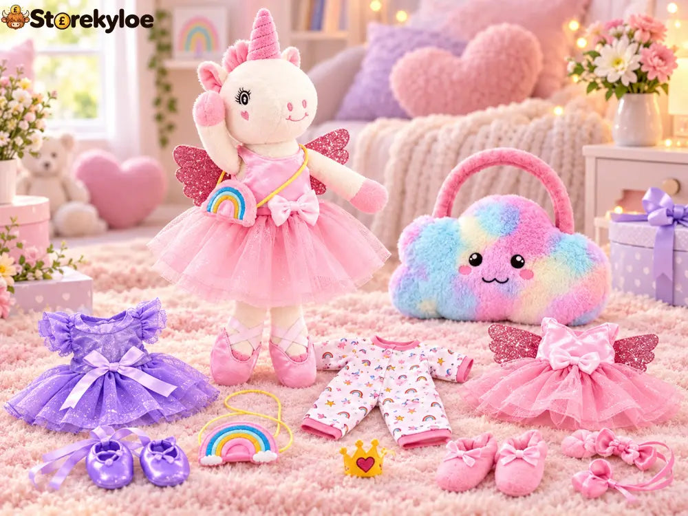 Ballerina Unicorn Plush Set A Little More Imagination. A Little Less Screen Time. 🦄✨ - 1 PC