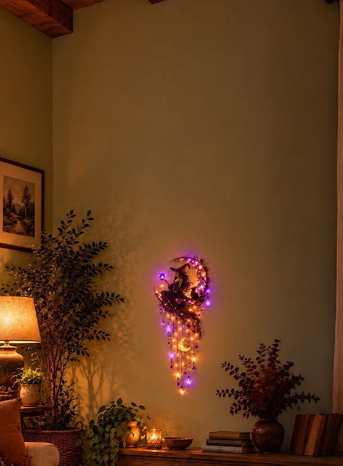 Moon Witch Wall Light Captivates Home Stylists
