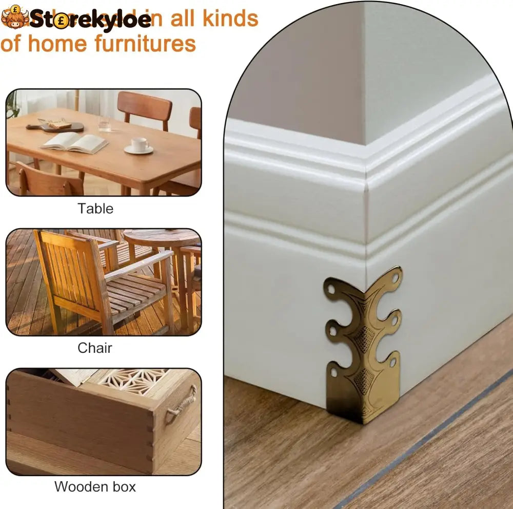 Baseboard Corner Protectors for Furniture