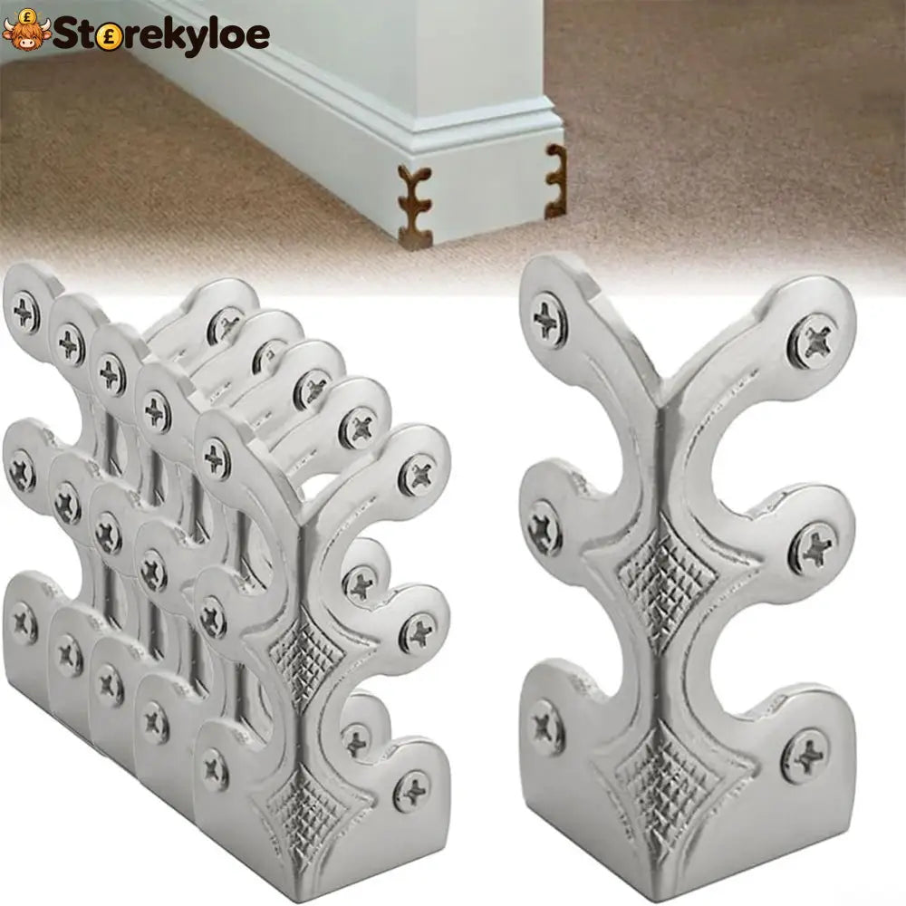 Baseboard Corner Protectors for Furniture - Silver / 1 Set