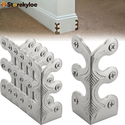Baseboard Corner Protectors for Furniture - Silver / 1 Set