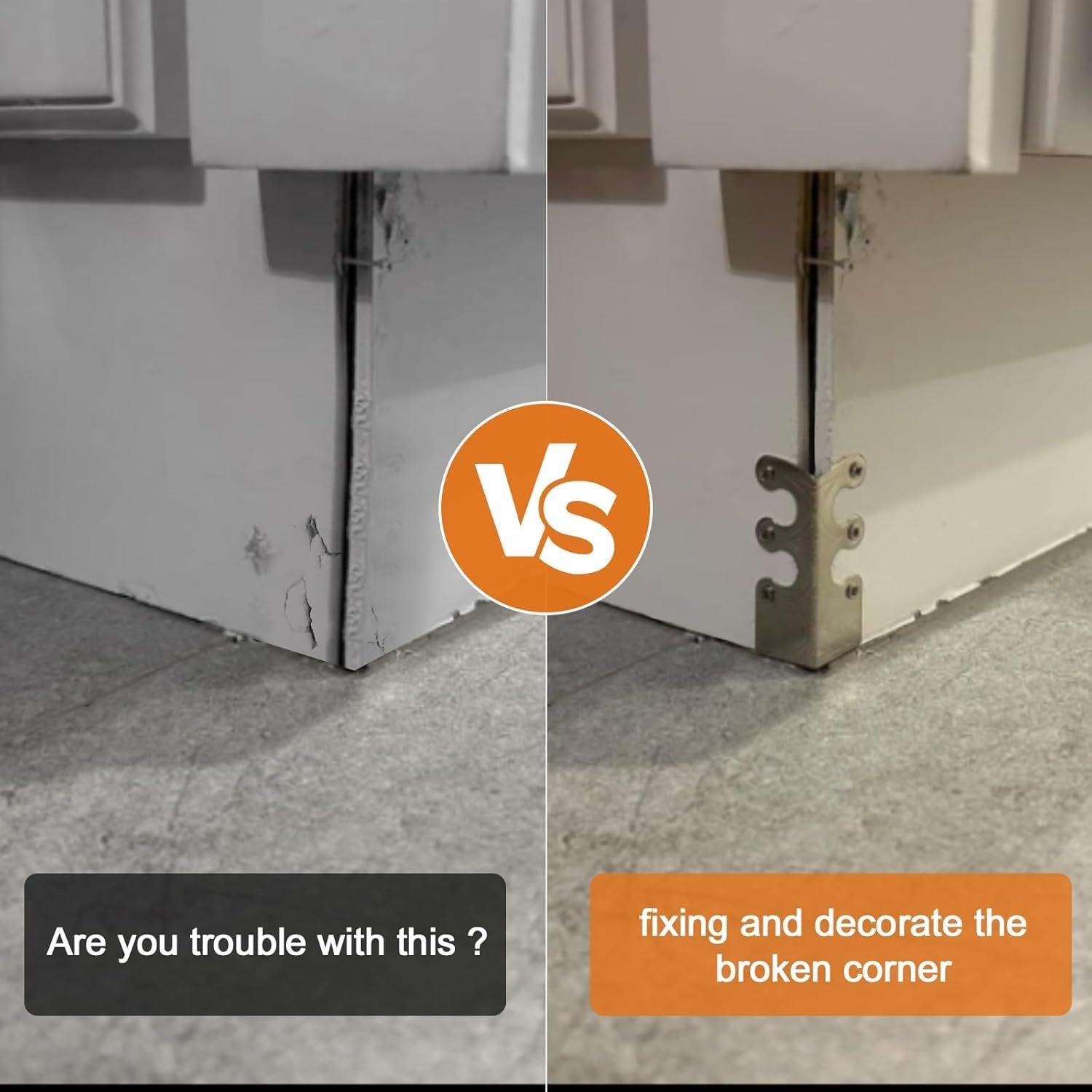 Baseboard Corner Protectors for Furniture