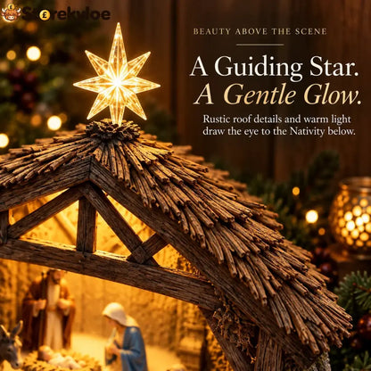 😍Bethlehem Glow – Lighted Nativity Mist Diffuser💧