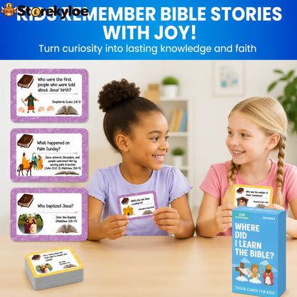 ✝️Bible Trivia Card Game – 300 Questions for Family Fun & Faith Learning (Ages 6+) - 2