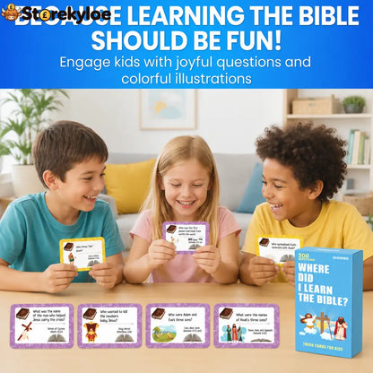 ✝️Bible Trivia Card Game – 300 Questions for Family Fun & Faith Learning (Ages 6+) - 2