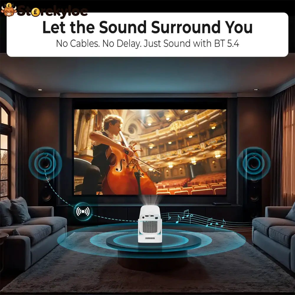 Big-Screen Entertainment. Anywhere You Call Home. - Movie Projector