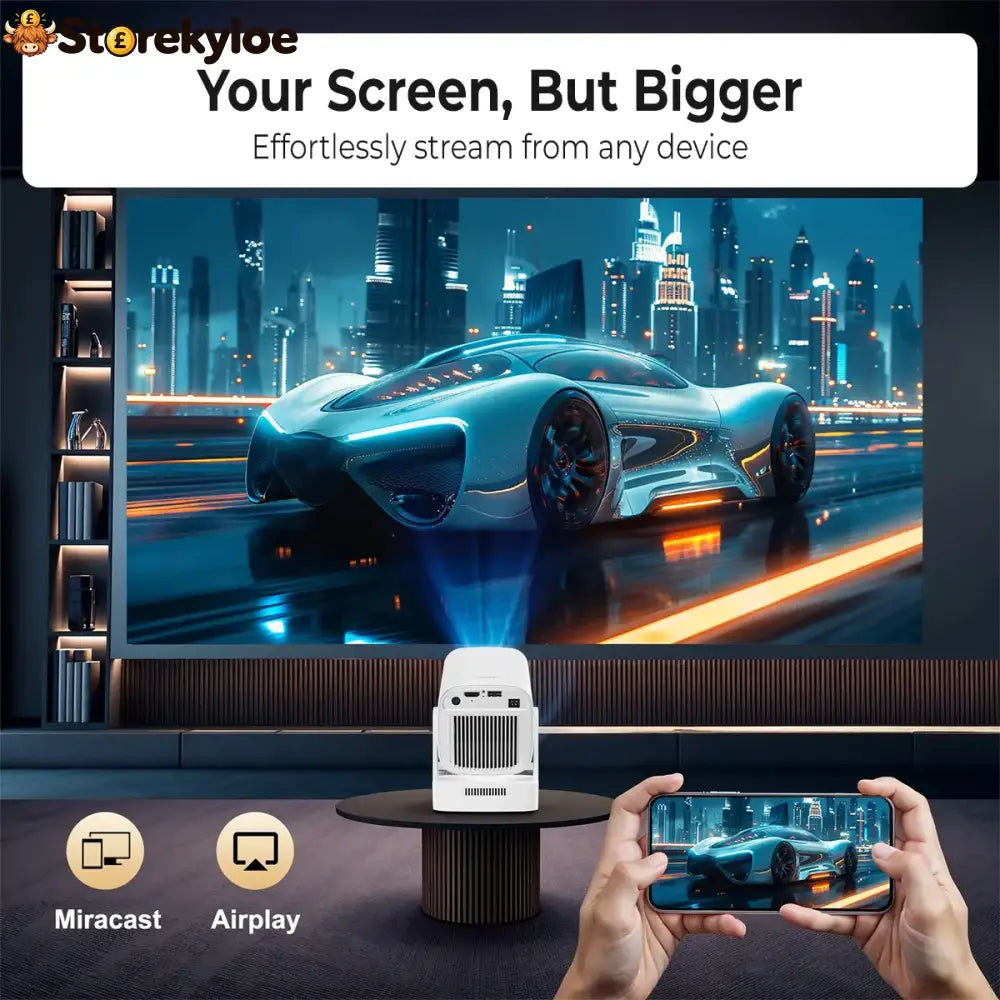 Big-Screen Entertainment. Anywhere You Call Home. - Movie Projector