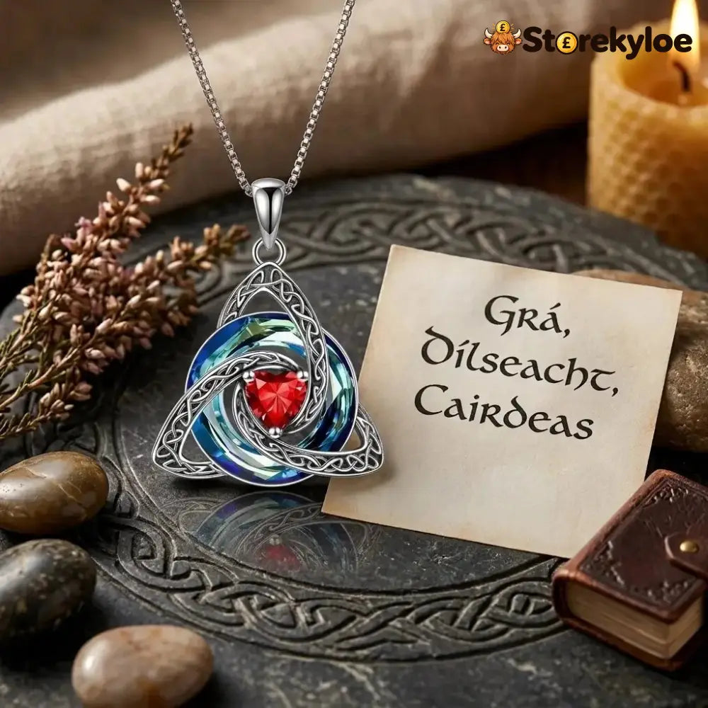 ♾️💖Birthstone Celtic Knot Necklace for Women