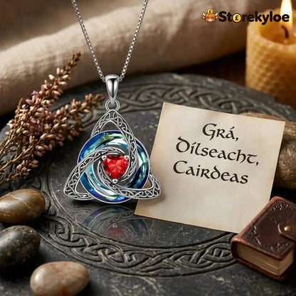♾️💖Birthstone Celtic Knot Necklace for Women