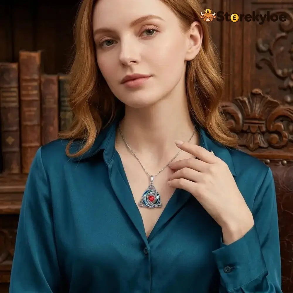♾️💖Birthstone Celtic Knot Necklace for Women