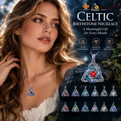 ♾️💖Birthstone Celtic Knot Necklace for Women