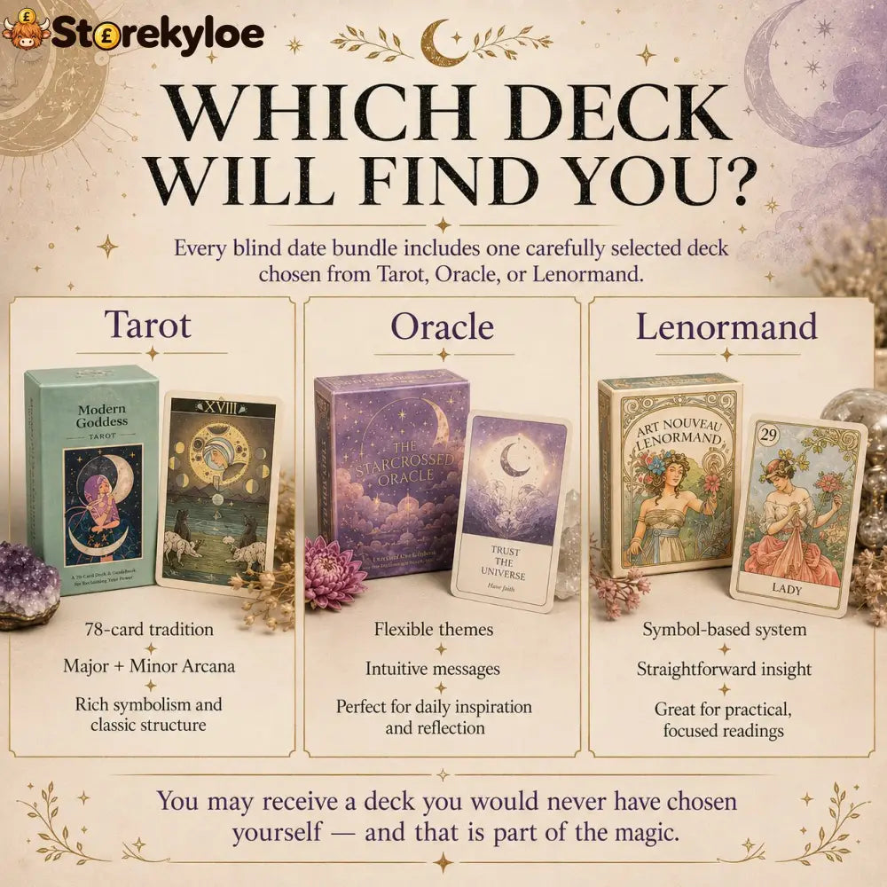 🔮 Blind Date With A Tarot Deck – A Magical Surprise Waiting To Be Discovered