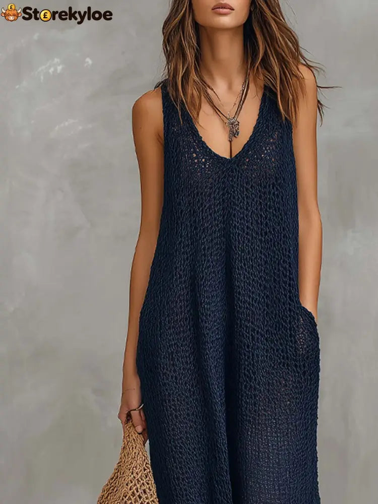 Bohemian Vacation Knitted Jumpsuit