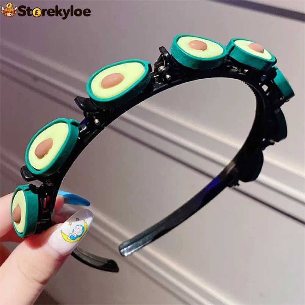 🌺Buy 1 Get 1 Free🌺Children’s Cute Braided Hairpin - Buy 1 Get 1 Free / 5# Avocados - Clothing & Accessories