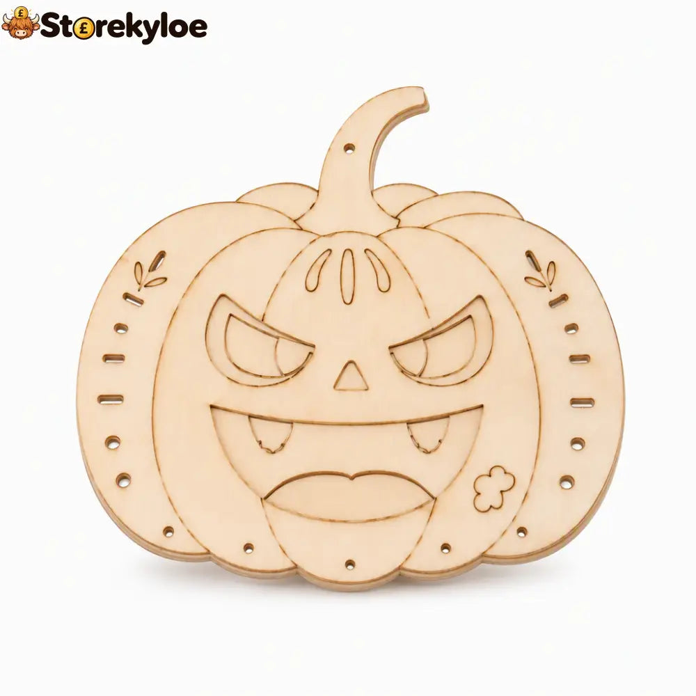 ⏳Buy 1 Get 1 Free!!!⏰Craft Your Own Pumpkin Instantly! No-Fuss Wood DIY Kit🎃✨🖌️ - Angry Pumpkin - Home Decoration