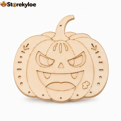 ⏳Buy 1 Get 1 Free!!!⏰Craft Your Own Pumpkin Instantly! No-Fuss Wood DIY Kit🎃✨🖌️ - Angry Pumpkin - Home Decoration