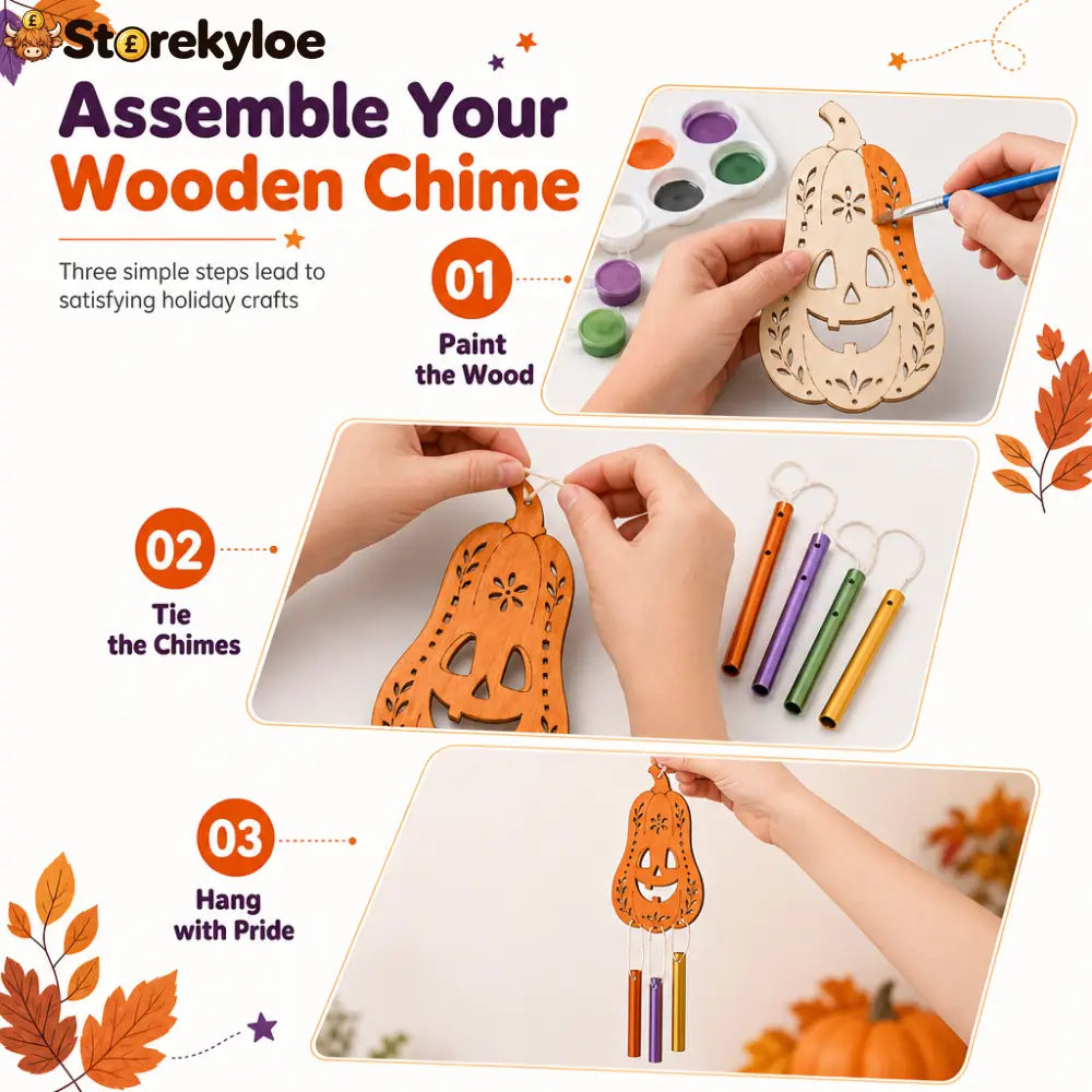 ⏳Buy 1 Get 1 Free!!!⏰Craft Your Own Pumpkin Instantly! No-Fuss Wood DIY Kit🎃✨🖌️ - Home Decoration