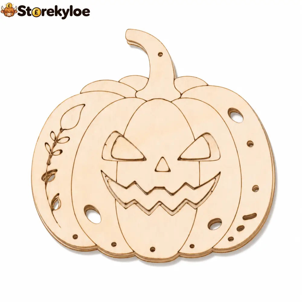 ⏳Buy 1 Get 1 Free!!!⏰Craft Your Own Pumpkin Instantly! No-Fuss Wood DIY Kit🎃✨🖌️ - Mischievous Pumpkin - Home Decoration