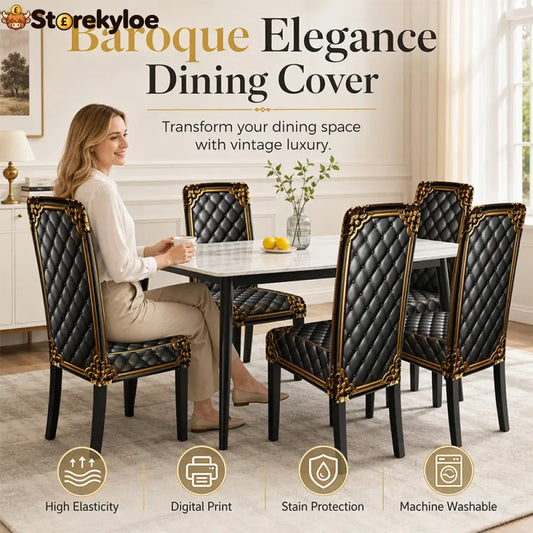 📢📢BUY 5 GET 5 FREE!! ⏰ Washable Stretch Chair Cover – Snug fit durable & easy‑clean ✨ - Buy 5 Get 5 Free (10 Pcs)